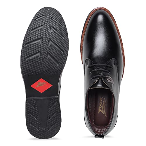 Image of Zixer Synthetic Leather Mens Formal Shoes || Office Formal Shoes Men Stylish|| Formal Shoes for Men Patent Leather Lace Up Party Formal Shoe