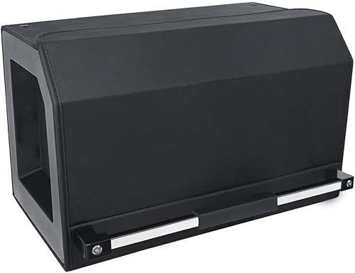 Miniatura 10 de Organizador de maletero de SUV, organizador de almacenamiento plegable de cuero con tapa magnética y asa resistente, organizador de carga 27.5