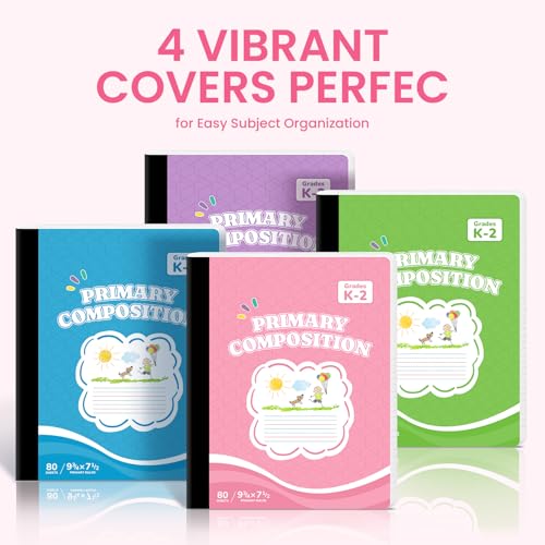 Cahier de composition Taja de 160 pages lot de 4 premium