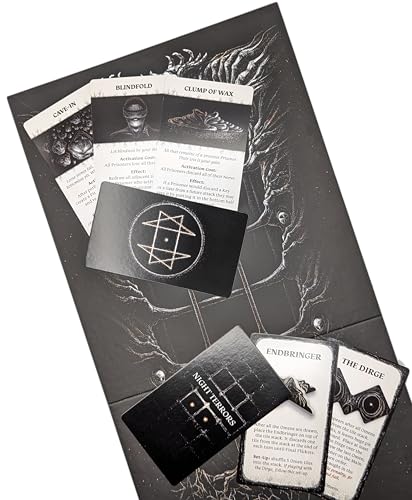 The Night Cage Expansion The Shrieking Hollow by Smirk & Dagger – Tile Placement Cooperative Board Game with New Threats and Challenges – for Ages 14+, 1 to 5 Players & 40 to 60 Min Playtime
