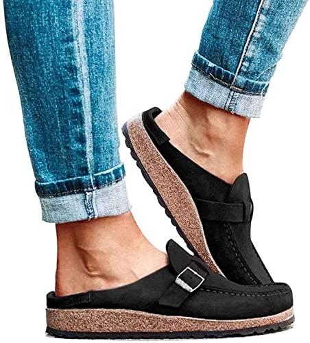 Chaussures de plage bout rond plat et pantoufles de marche