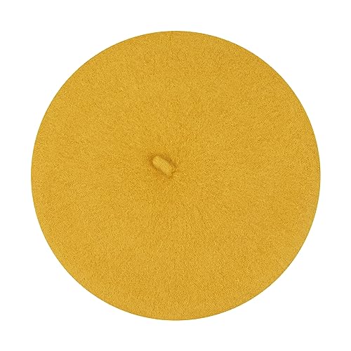 Image of Klong Women Wool Beret Hat French Style Solid Color
