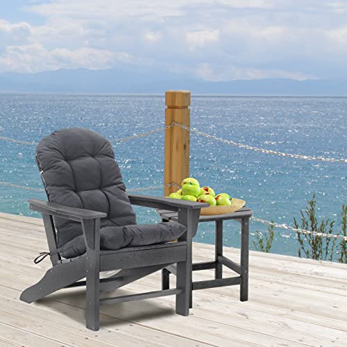 Outdoor Patio Adineondack Cushion Rocking Chair Cushions, Waterproof, Durable (Grey) #TOP1