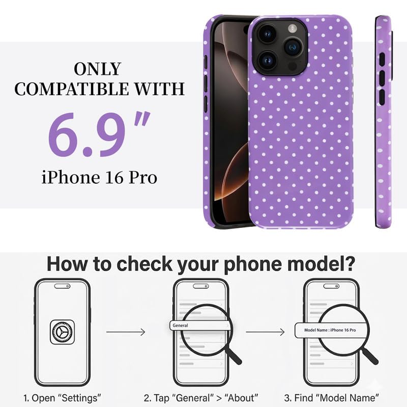 Coque antichoc iPhone 16 Pro violette fine compatible chargeur MagSafe