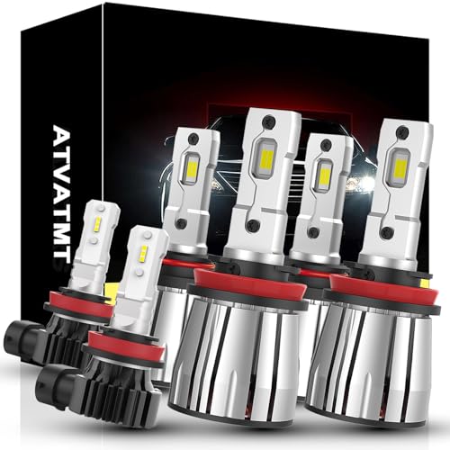 Ford F-250 LED headlight bulbs upgrade kit