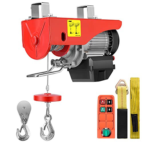 Image of VIVOHOME Electric Hoist, 110V 440 Lbs Winch with Wireless Remote Control