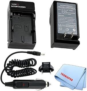 Car/Home Battery Charger for Canon NB-9L Battery for Canon PowerShot N, SD4500 is, Elph 520 HS, ELPH 510 HS, ELPH 530 HS, IXUS 1000 HS, IXY 50S, N2 & More + Tronixpro Microfiber Cloth