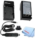 Tronixpro Car/Home Charger for DMW-BCK7 Rechargeable Battery for Panasonic Lumix DMC-SZ02, DMC-SZ1,