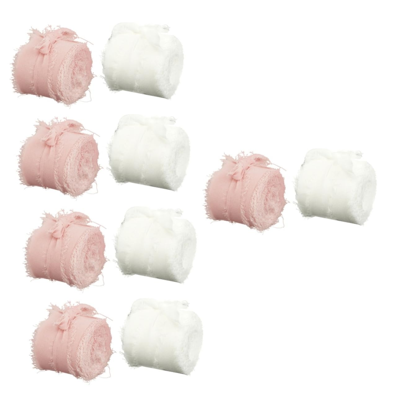 ifundom 10rollen Dekorative Fransenbänder Vielseitige Schleifen Für Hochzeiten Haaraccessoires Hochwertige Strapazierfähige Verarbeitung Für Kreative -projekte