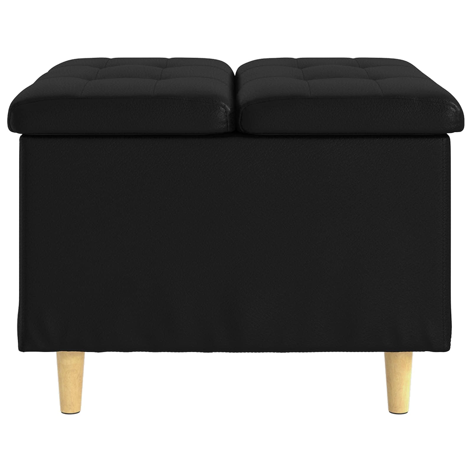 Mangloder - Sottomano portaoggetti, in ecopelle, 60 x 60 x 45 cm, con vano portaoggetti, imbottito e robusto, per soggiorno, camera da letto, corridoio, versatile come sgabello o poggiapiedi