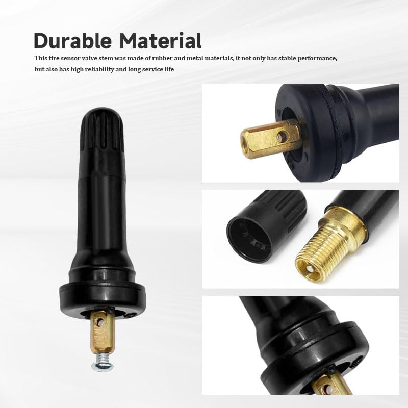 Silver 12 TPMS Tire Pressure Sensor Valve Repair Kit and Easy Installation to Solve The Problem of Tire Pressure Sensor Maintenance for Replacement of 2011-2016 Special Vehicle Models