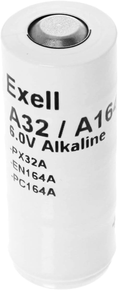 A32PX 6V Alkaline Battery Fits/Replaces Yashicas Electro 35GL, Electro GSN, Electro GTN, Electro AX, MG-1, PX32, Mallory TR164, Eveready 164, E164, V164, National HM-4N, 4NR52