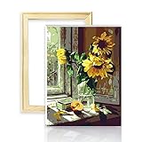 decalmile Pintura por Número de Kits DIY Pintura al óleo p