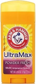 A&H Adv A/P Pwder Frsh tamanho 2,6z Arm & Hammer Ultra Max Pó Desodorante antitranspirante Fresh 74 g