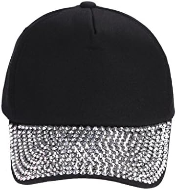 Fheaven Women Fashion Baseball Cap Rhinestone Paw Paw Shaped Snapback Hat