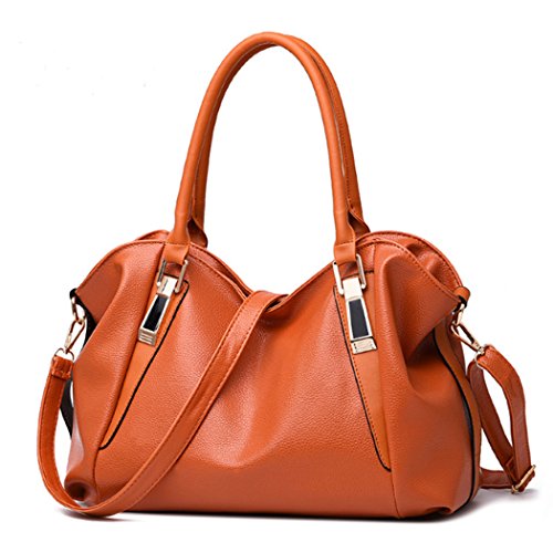 Sac à main en cuir avec bandoulière pour femme active