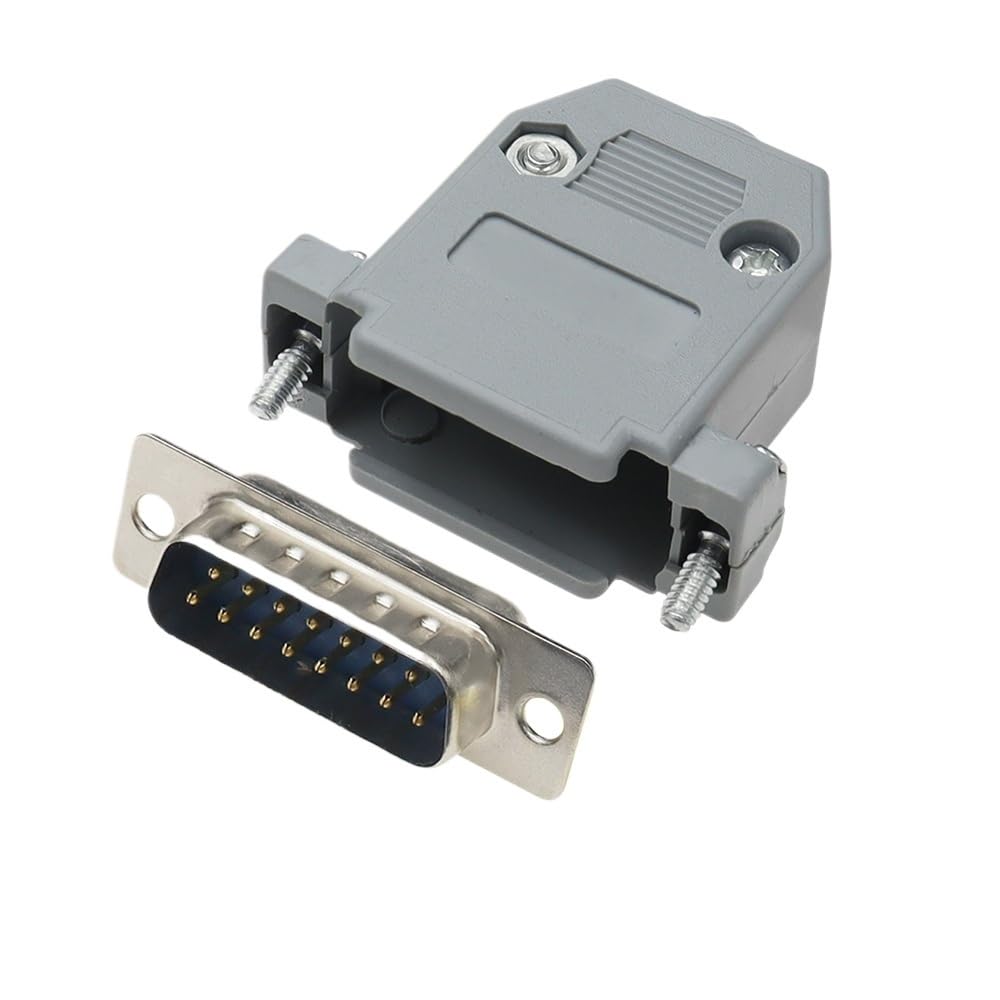 1/5/10PCS DB9 D-Sub Connectors Plug Ja-ck Socket Adapter RS232 9 Pin Male Female Mount Serial Port DP9 Solder(Hollow Needle F,10pcs)