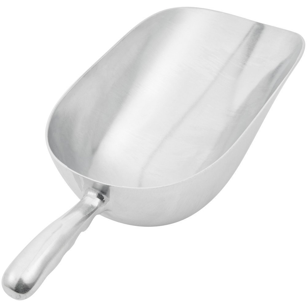 Betolla 58 oz Aluminum Utility Scoops – Contoured Handle Heavy-Duty Scoops for Dry Goods, Spices, Popcorn, Candies & Flour