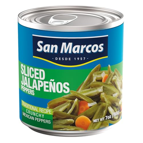San Marcos Sliced Jalapeno Peppers, 7 Ounce