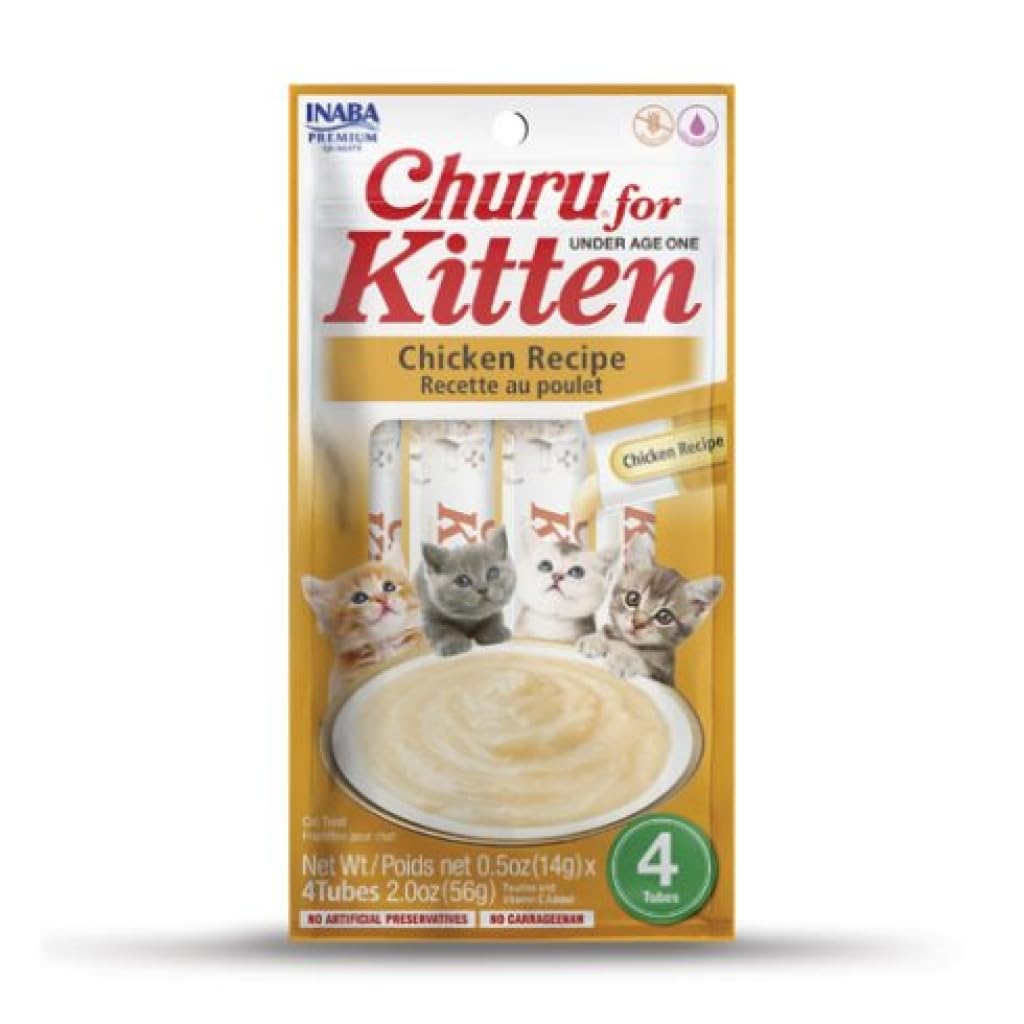 Churu Przekąska dla kotów 12x4x14 Gr Mokra karma dla kotów (kurczak Kitten)