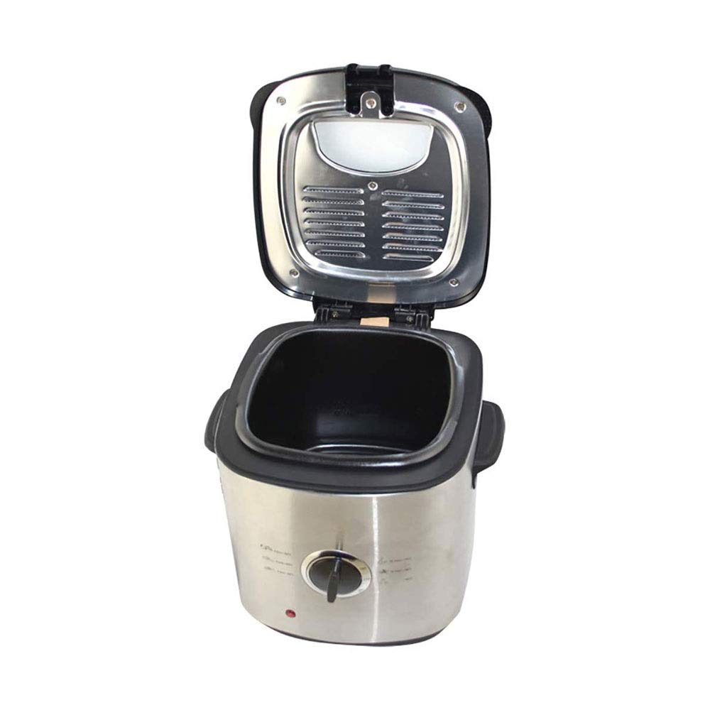Friteuse Profonde, Acier Inoxydable, friteuse Profonde Facile à Nettoyer, température constante de l'huile, contrôle de la température électrique de la température électrique/Nettoyage séparé