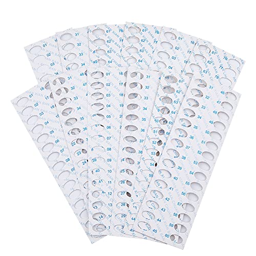 SUPERFINDINGS 30Pcs 30 Positions Embroidery Thread Paper Organizer Cross Stitch Thread Holder Storage Tool Thread Organiser Cards