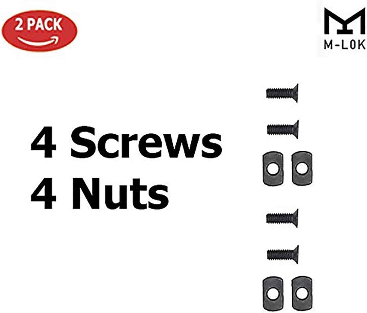 GOTICAL 11 Slots M-LOK Rail Section for M Lok Handguard Eleven Slots Rail Picatinny Rail Set of 2 Pieces : Sports & Outdoors