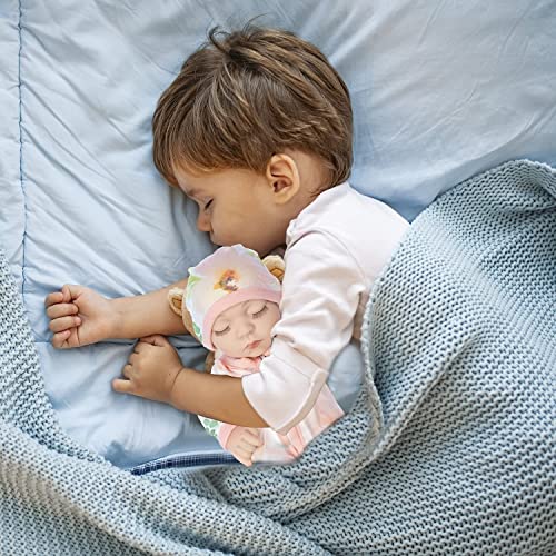 Conjunto de 10 Polegadas Baby Doll e Roupas Recém-nascida Renascida Boneca Dorminhoca de Silicone Ma