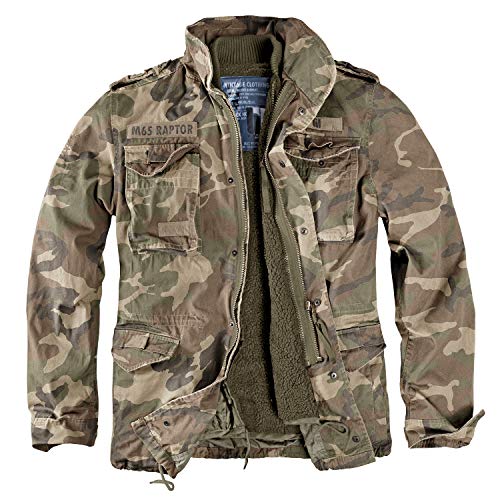 Tarnjacke Herren Army Style - Winddichte Jagdjacke Mit Multicam Tarnung