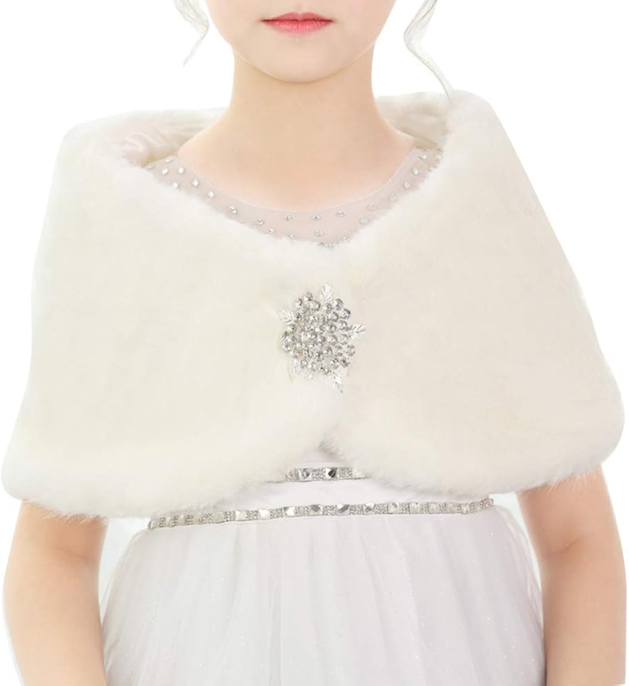 子供ケープ キッズ 女の子 フォーマル フォーマルケープ ガールズ ドレスカーディガン お姫様 発表会 結婚式 秋 冬 高価値セリー