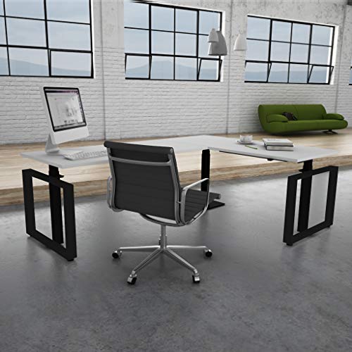 Preisvergleich Produktbild Inwerk Steh-Sitz Eckschreibtisch Masterlift 4 schwarz