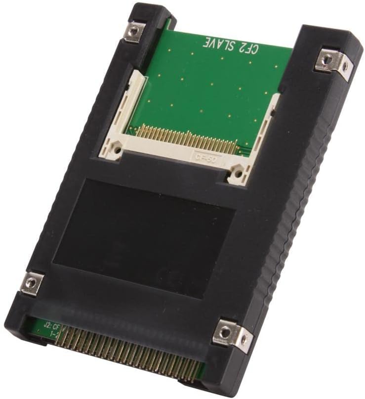 Syba Dual Compact Flash CF to 44 Pin IDE/PATA 2.5" Adapter Enclosure, Black SD-ADA45006