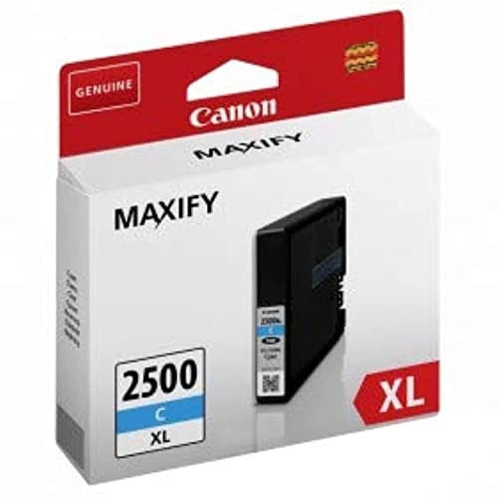 Original Canon PGI-2500XLC Cyan Ink Cartridge (9265B001AA)