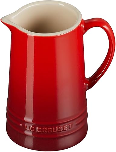 Le Creuset Jarra pequeña de gres, 10 onzas., Cerise