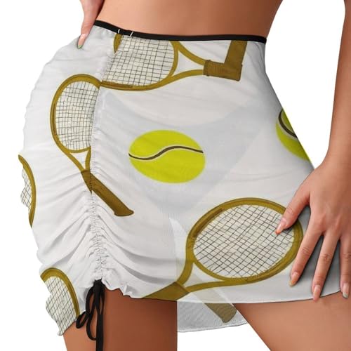 Women's Swimsuit Cover-Up Beach Bikini Wrap Short Skirt Scarf