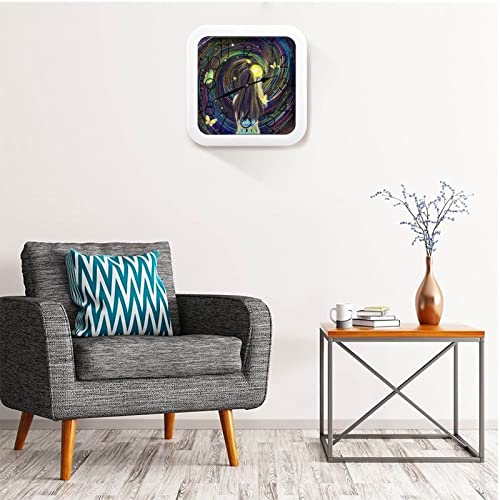 Pendule murale silencieuse anti bruit Vortex Moderne pour concentration