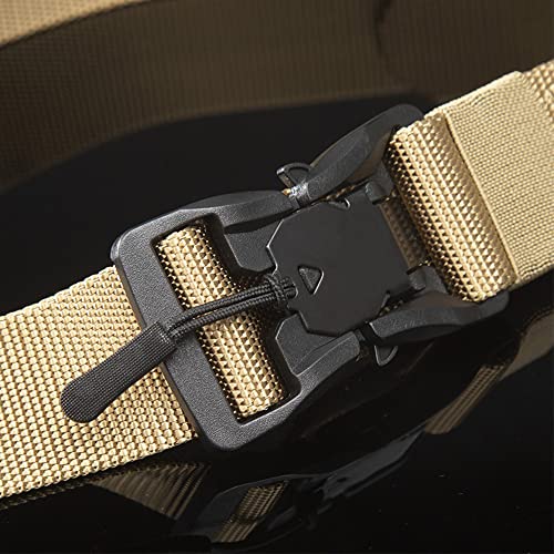Tactical Belt, Quick Release Nylon Belt With Magnetic Buckle Freely Adjustable Nylon Military Belt For Men2