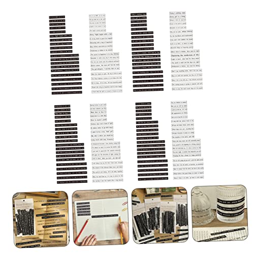 EXCEART 960 Pçs Telefone Água Scrapbook Decalques Para Diário Inglês Personalizado Auto-Inspirador A