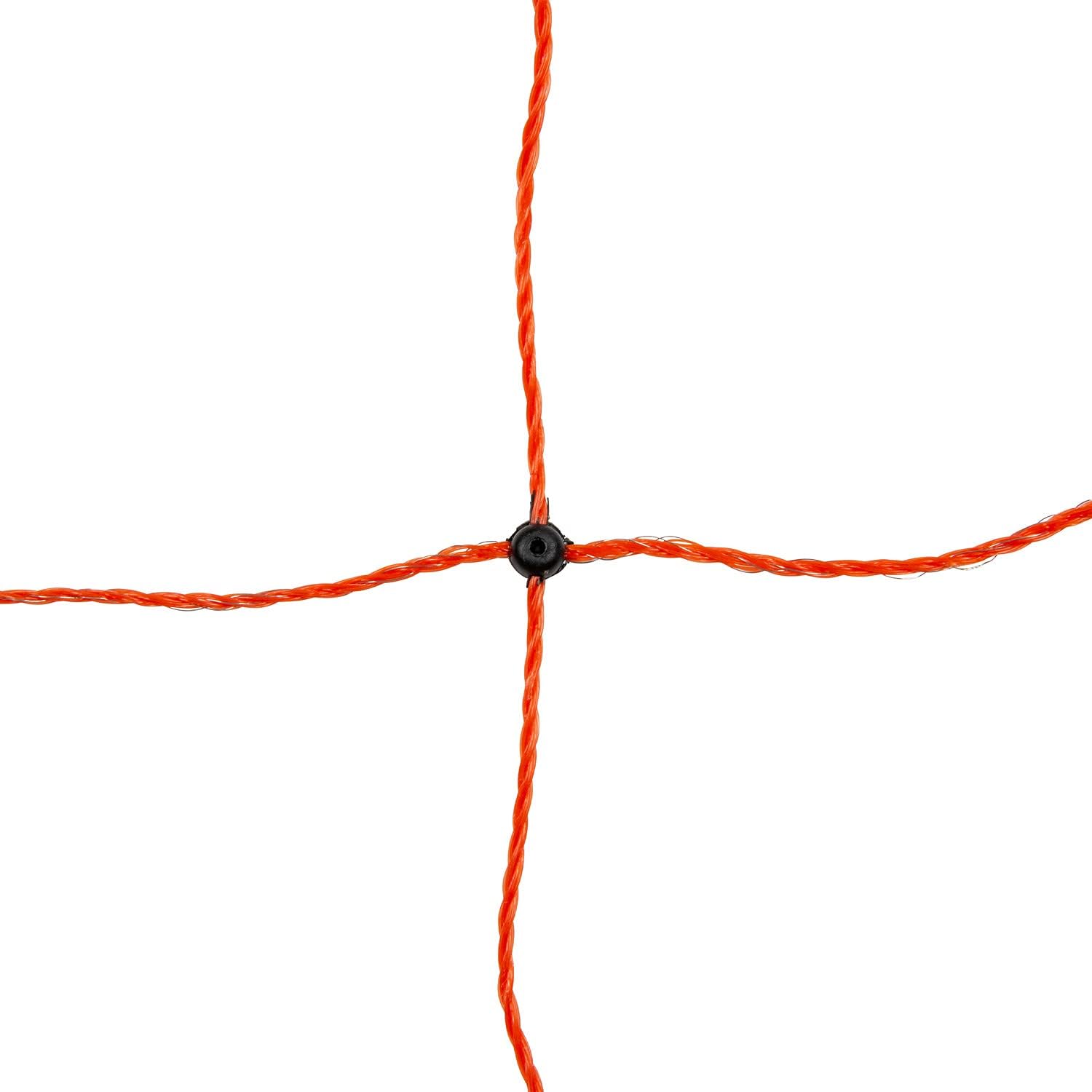 horizont Hundezaun 50m lang 90cm hoch, elektrifizierbar, Hundenetz, Zaun für Garten, Hundezaun Camping, 14 Kunststoffpfähle mit Doppelspitze, mobiler Hundezaun, Hundeauslauf