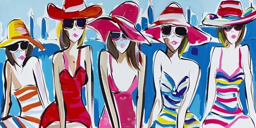 Peinture diamant bikini déco salon broderie point de croix strass 5D