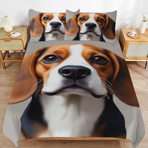 MXNPKUR Beagle Dog Comforter Set 90