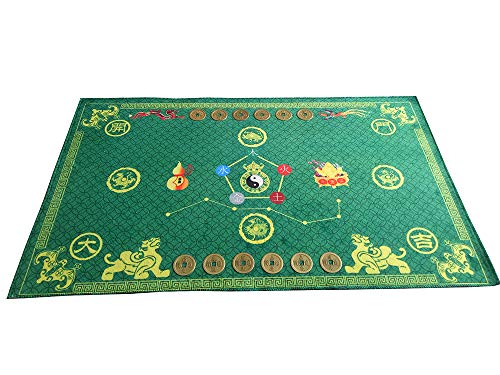 Lucky Feng Shui Bagua Map Non Slip Door Green Mat Feng...