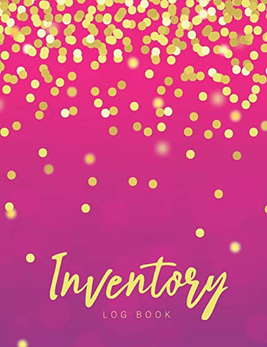 Inventory Log Book: Pink Gold Cover | Simple Inventory Log Book for ...