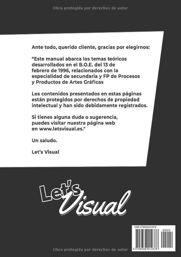 Manuel Procesos y Productos de Artes Gráficas thèmes théoriques