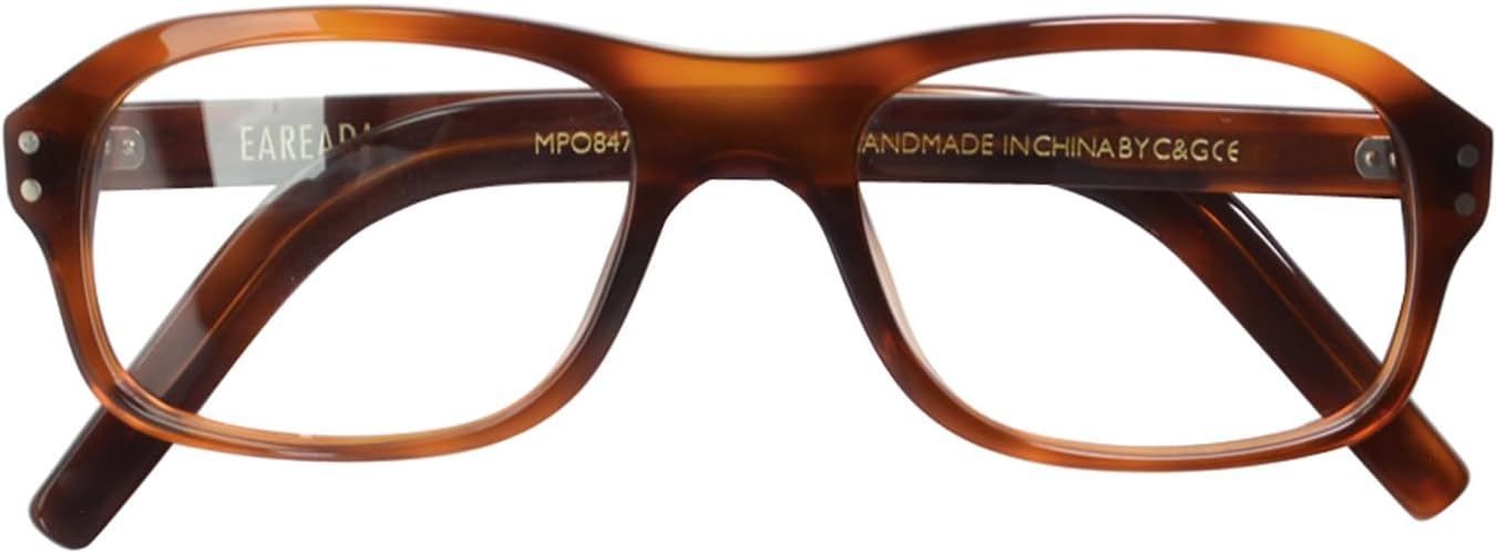 Men Vintage Square Eyeglasses Kingsmen Glasses MPO847DTO Acetate Frames Clear Lens Glasses…