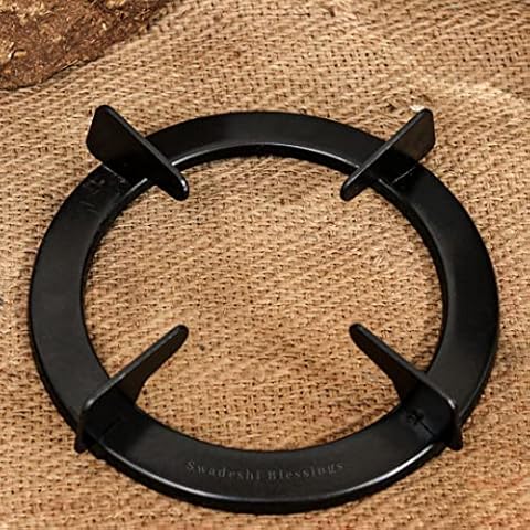 Swadeshi Blessings Gas CookTop Stand For Curved Bottom Clay Pots for Cooking- Compatible With Glass Top Electric Stoves Cover