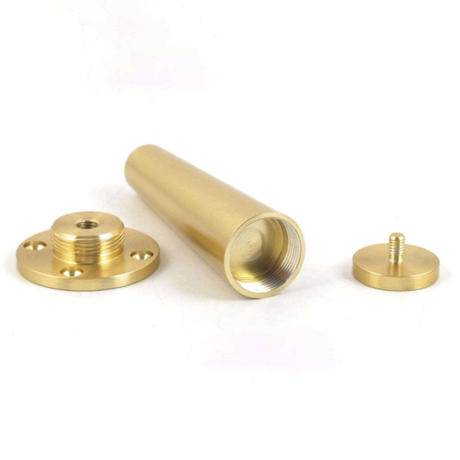 Patas para Muebles Regulables Dorado, 4Piezas Patas para Mesas Regulables Pies de Sofá Conicas para Armario Aleación de Aluminio | Anodizada Pata para Cama Altura Opcional 25cm Pies Gabinete 25cm/9.8"