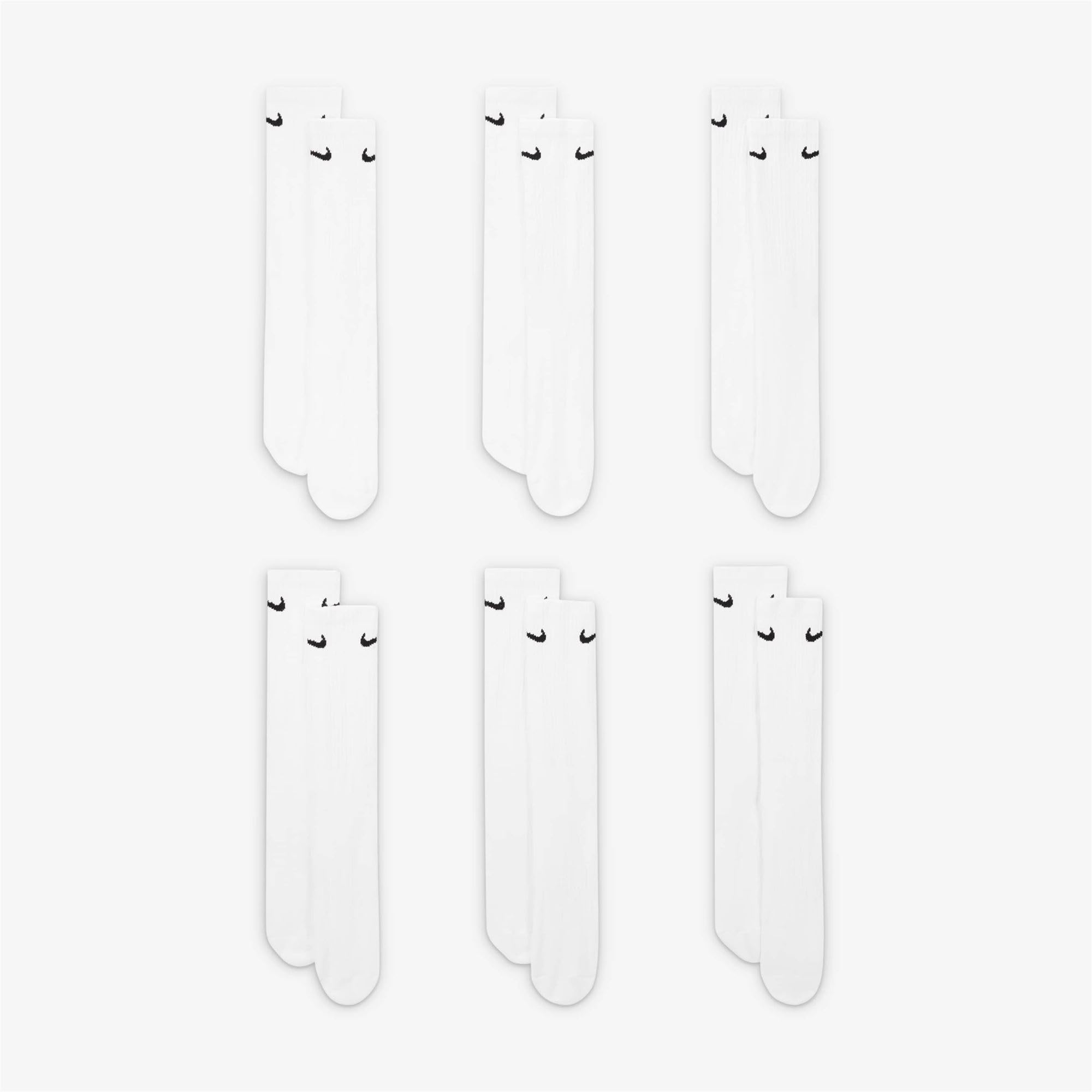 NIKE Nike Performance Cushion Crew Socks 6 par - Taśma Uniseks Performance Cushion Crew Socks With Band (6 Pairs) (36 w zestawie)