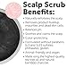 Sulfate-Free Charcoal Scalp Scrub with Bamboo Charcoal & Tea Tree Oil | Exfoliating Hair & Scalp Treatment for Detox, Dandruff & Build-Up | Scalp Exfoliator Scrub ( 16 Fl Oz )