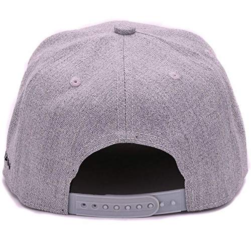 Boné Aba Reta V Snapback Cinza Masculino